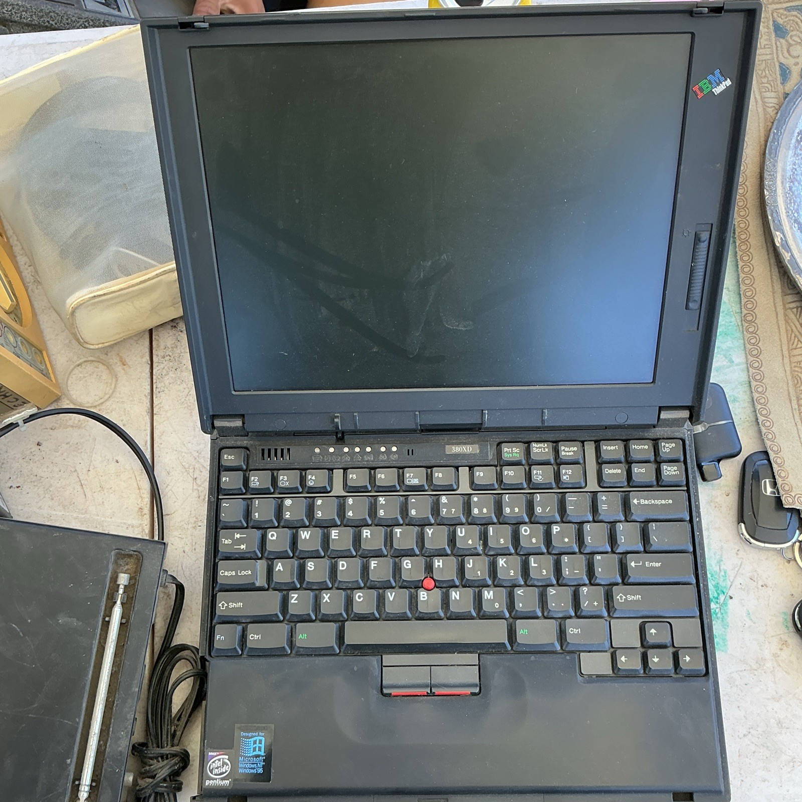 IBM 380XD Thinking Pad Laptop Vintage