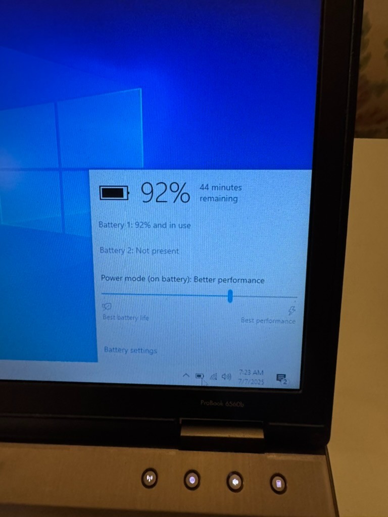 HP ProBook 6560b – i5-2450M / 4GB RAM / 180GB SSD / Windows 10