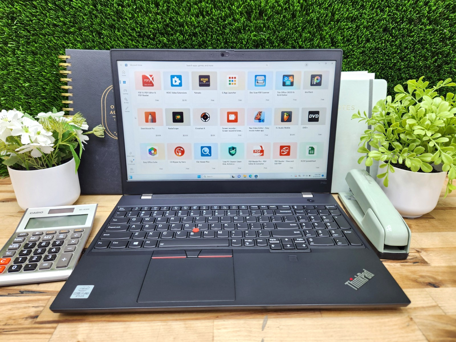 Lenovo ThinkPad P15V Gen 1 15.6″ FHD i7-10875H 2.30GHz 32GB RAM Windows 11 Pro ~