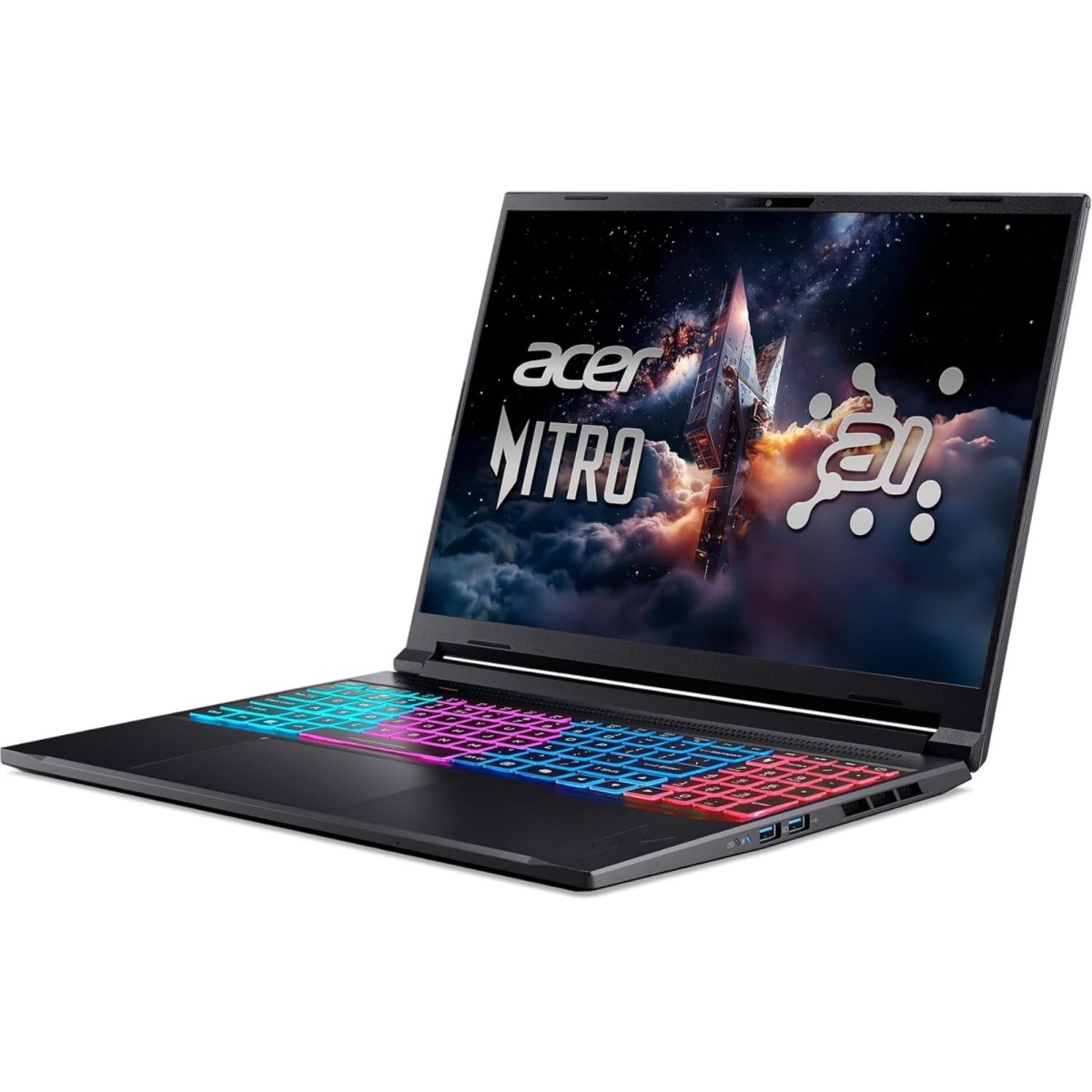 Acer Nitro V16s 16″ 180hz R7 Ai 260 32gb Ddr5 1tb Ssd Rtx 5060 8gb W11 Home_