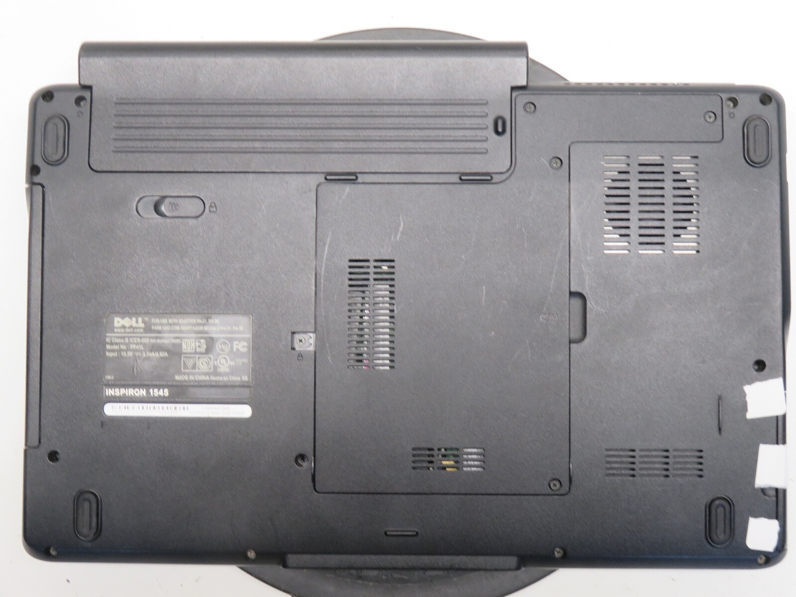 Dell Inspiron 1545 Intel Core 2 Duo CPU T6600 2.20GHz 4GB 500 GB WIN XP NO BAT