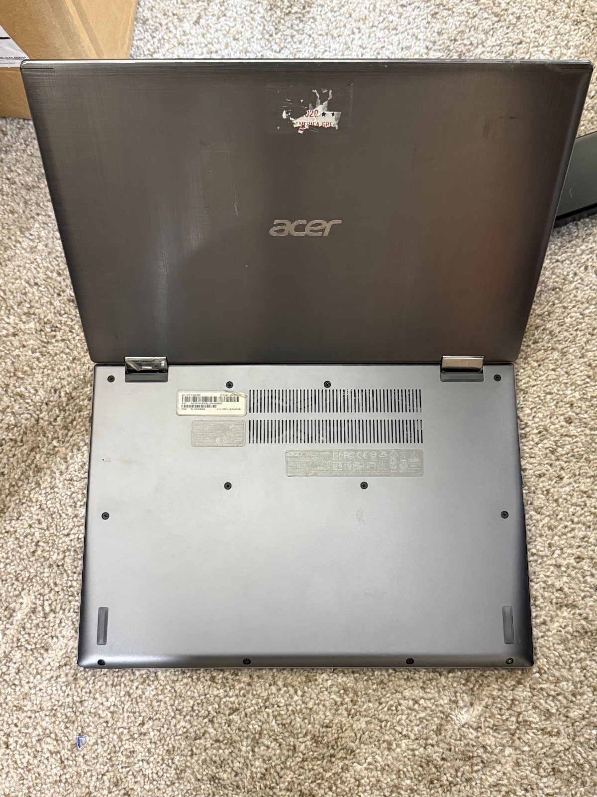 Acer Spin 5 i5-8250U 1.6GHz 13.3″ Touchscreen 8GB RAM 256GB SP513-52N