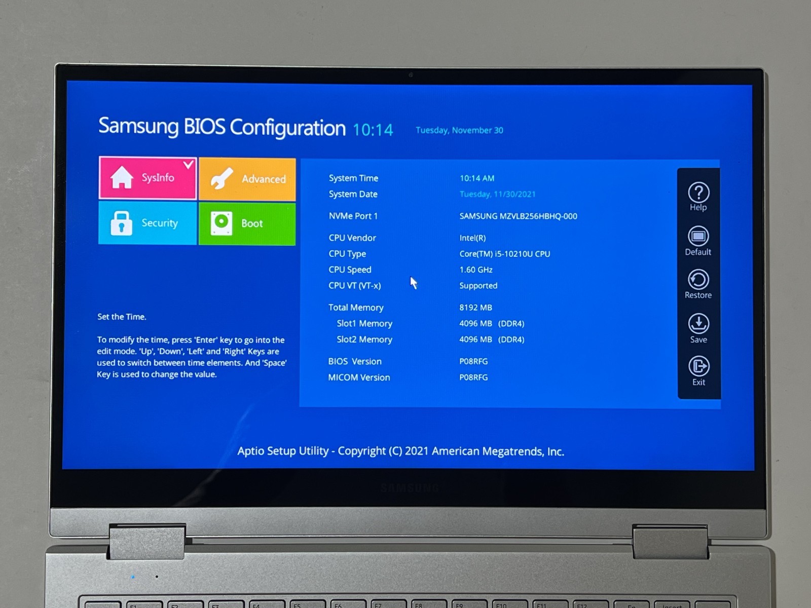 Samsung Galaxy Book Flex Alpha 13.3″ 256GB SSD, Intel Core i5 10th Gen NP730QCJ