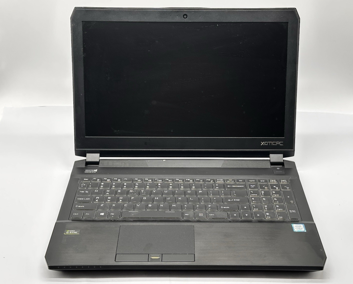 Sager R650HP Gaming Laptop, i7-7700HQ, 2.80GHz, 48GB, 1TB NVMe, No OS/Charger