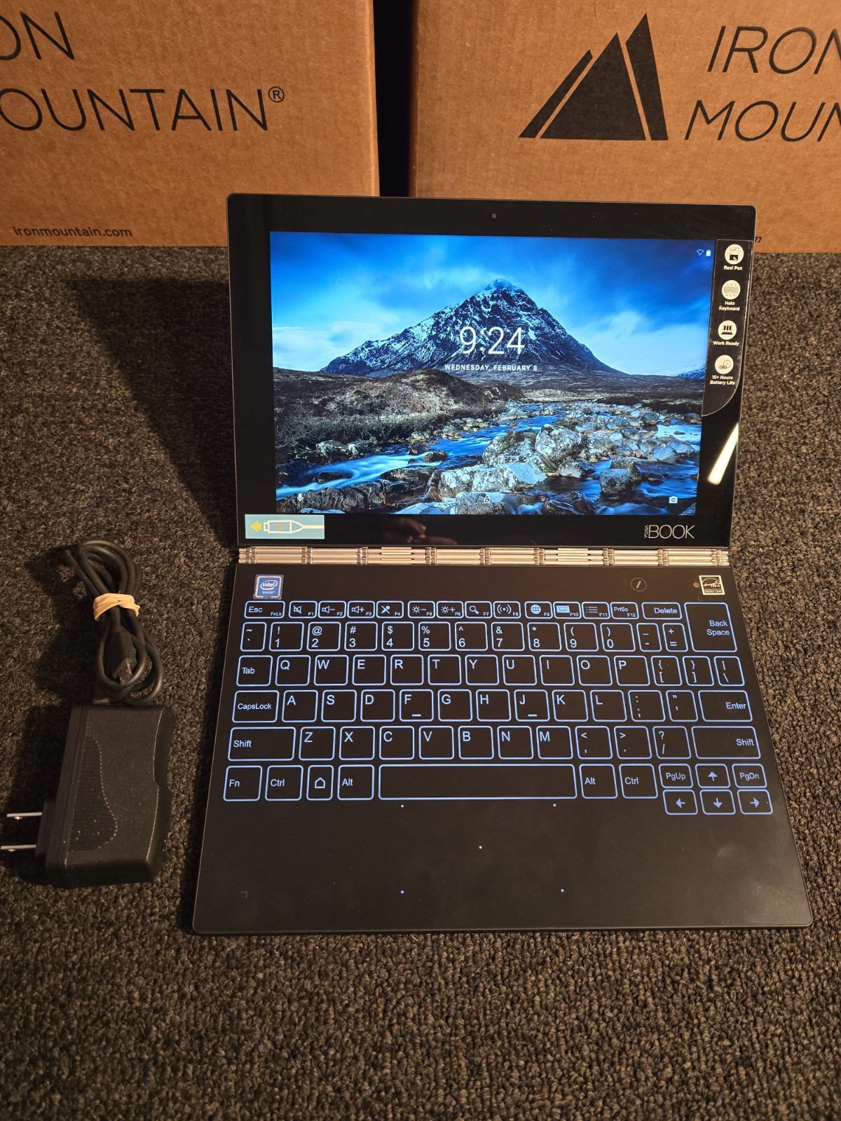 LENOVO- Yoga Book [YB1-X90F] 10.1″ 4GB RAM 64GB SSD Laptop/Tablet ***