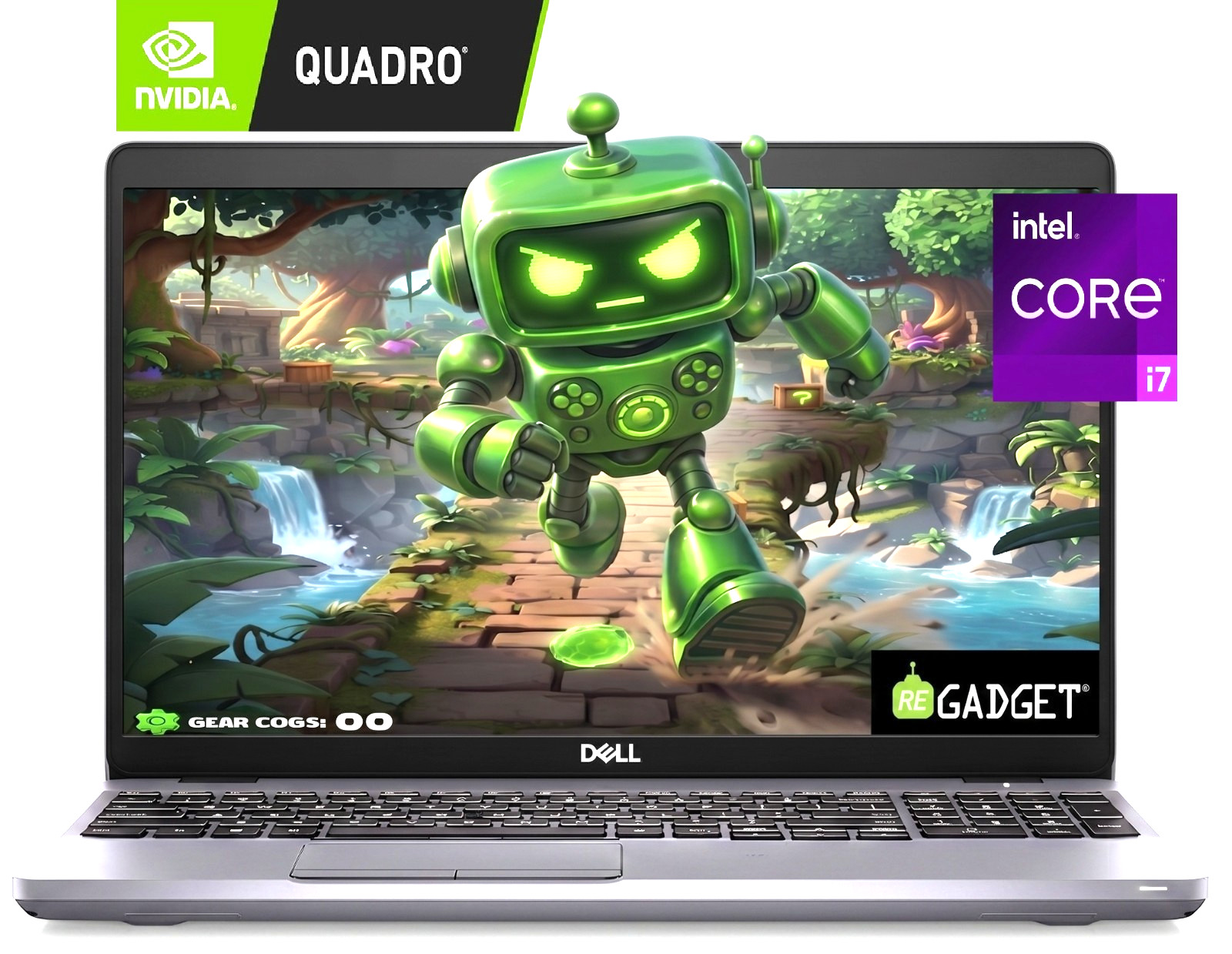 15.6″ FHD Dell Gaming Laptop PC: 12th Gen i7 up to 4.80GHz! Nvidia Quadro T500!