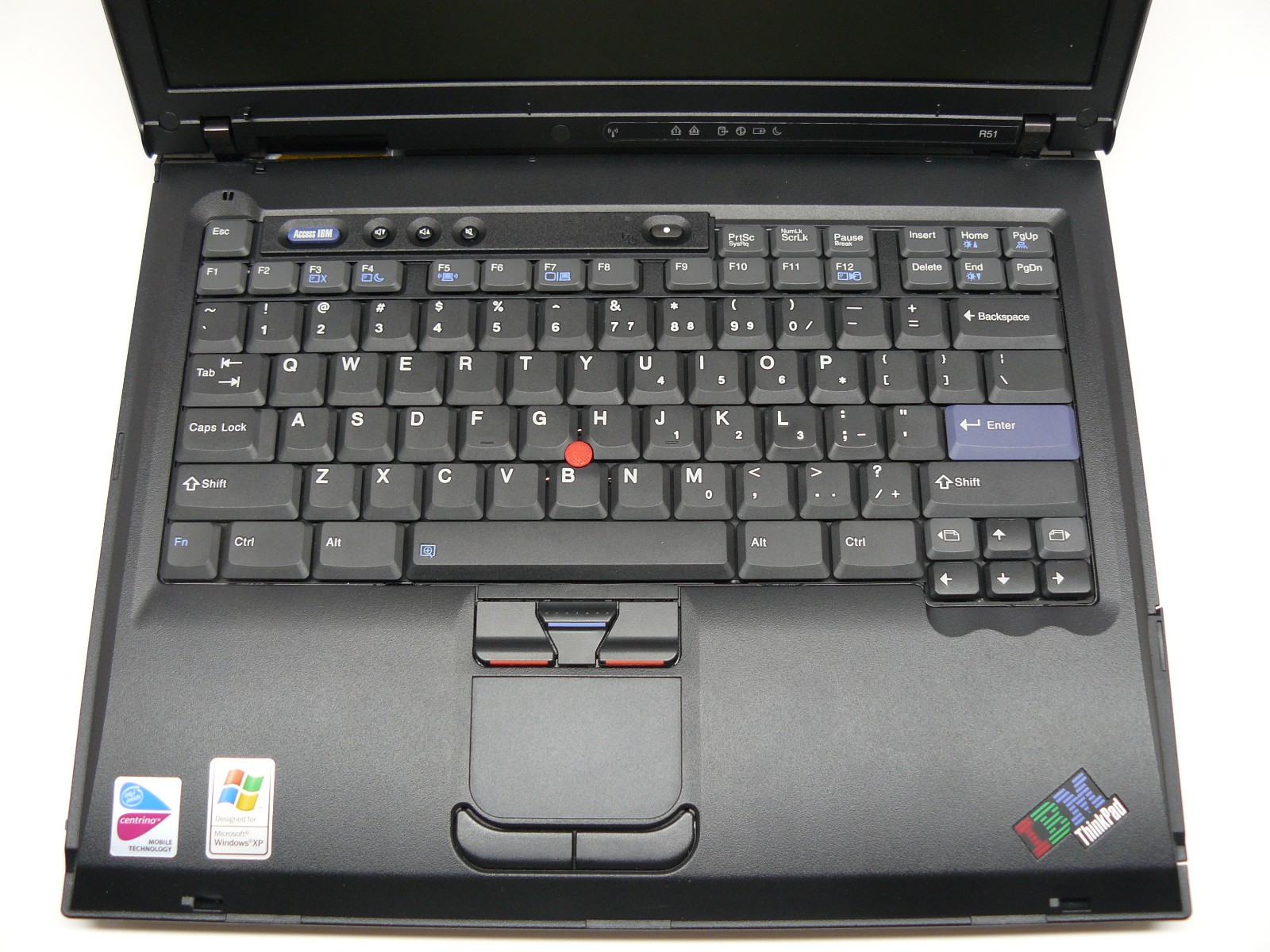 Windows XP Laptop – IBM Thinkpad R51 – Pentium M 1.7GHz, 512MB RAM, 32GB SSD