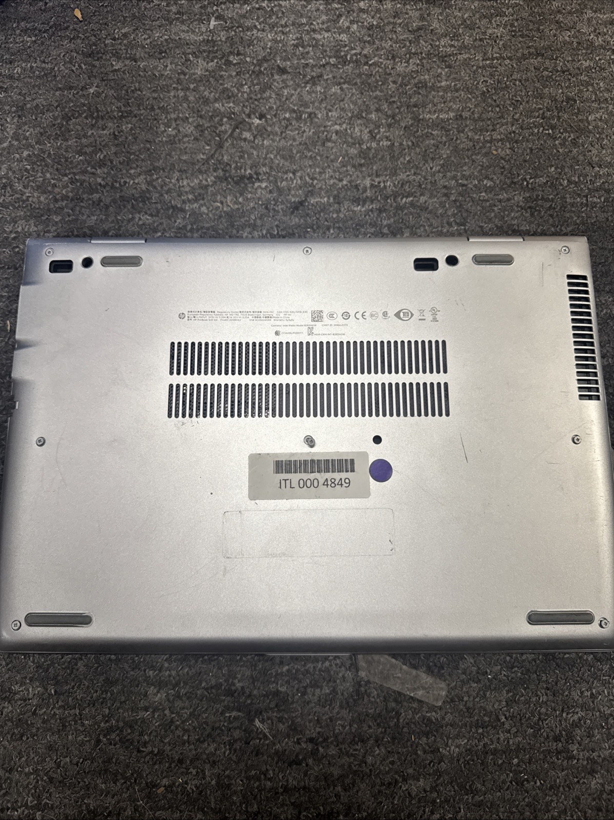 HP ProBook 645 G4 HSN-I15C Silver Parts Only Untested Dented See Below