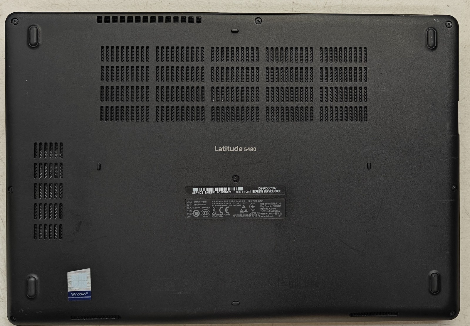 Dell Latitude 5480 Touch i7-6600u 2.6GHz, 8GB RAM, 256GB NVMe, Zorin 18.1 Linux