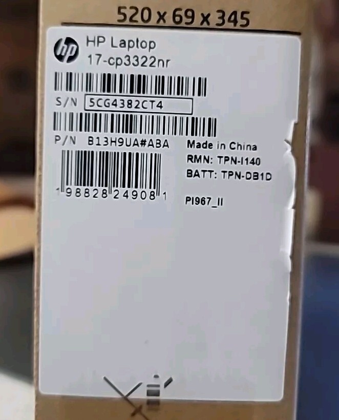 HP 17-cp3322nr 17.3″ FHD Notebook AMD Ryzen 5 7430U 8GB RAM 256GB SSD Silver