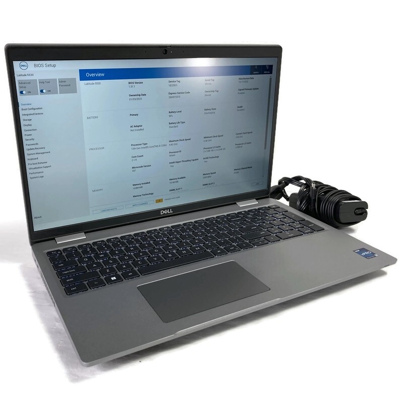 Dell Latitude 5530 15.6″ Laptop Core i5-1235U 1.3GHz 16GB 256GB NVMe SSD -Win 11