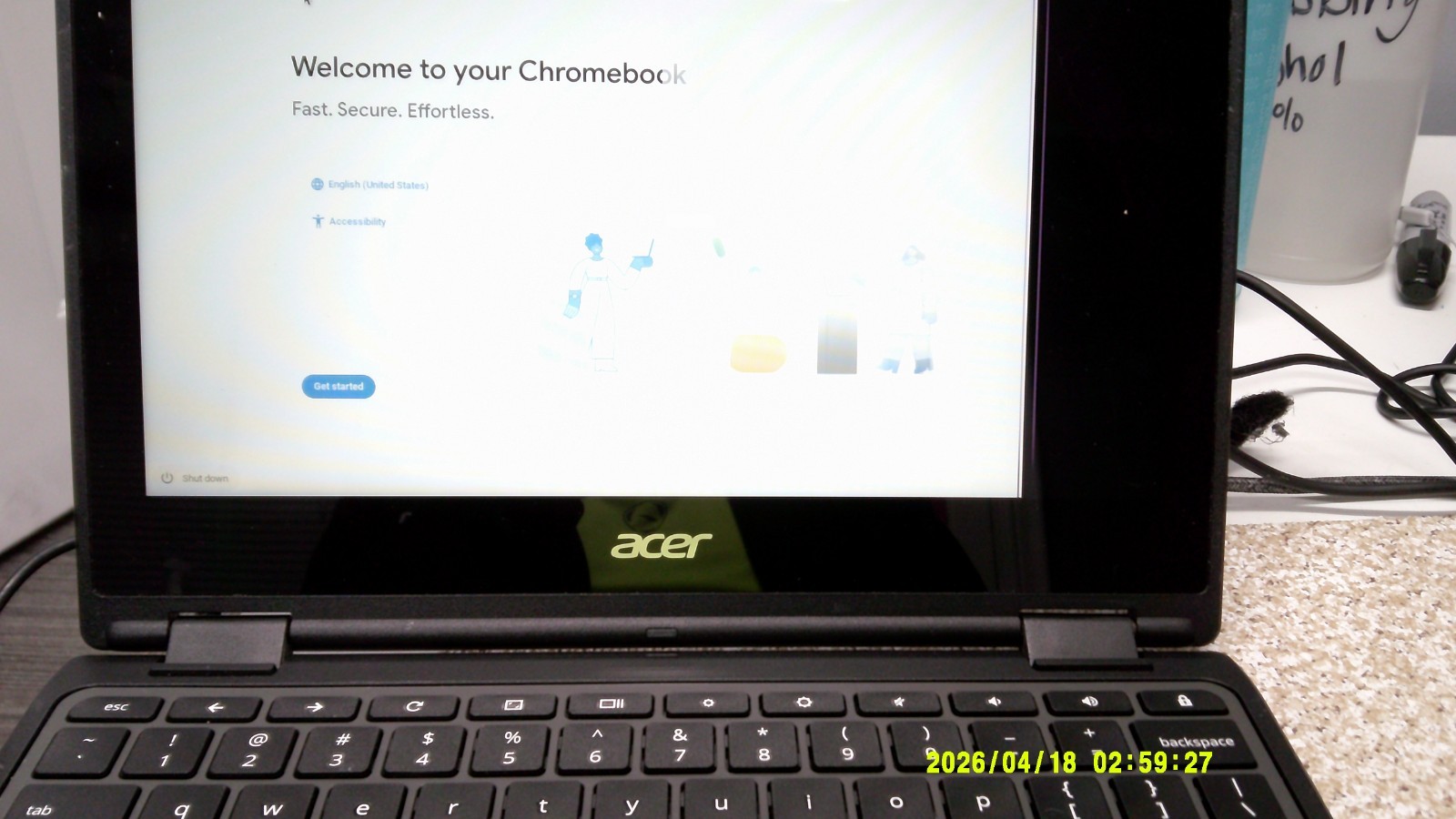 Lot of 5 Acer Chromebook R721T-A692 11.6″ Touchscreen Laptops – FOR PARTS / REPA