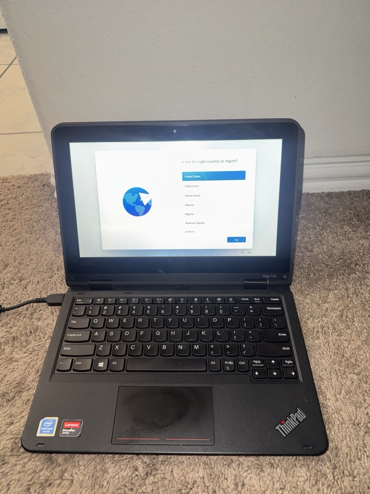 Lenovo ThinkPad Yoga 11e 4th Gen 11.6″ Screen, 120GB SSD, 4GB RAM