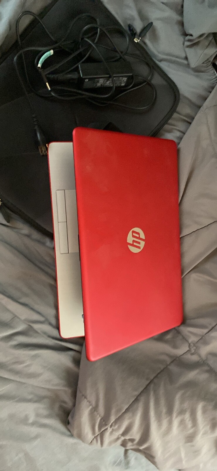 SEALED HP Scarlet Red Laptop – 15.6″ HD Intel N6045U 4GB 128GB SSD – DW1083WM