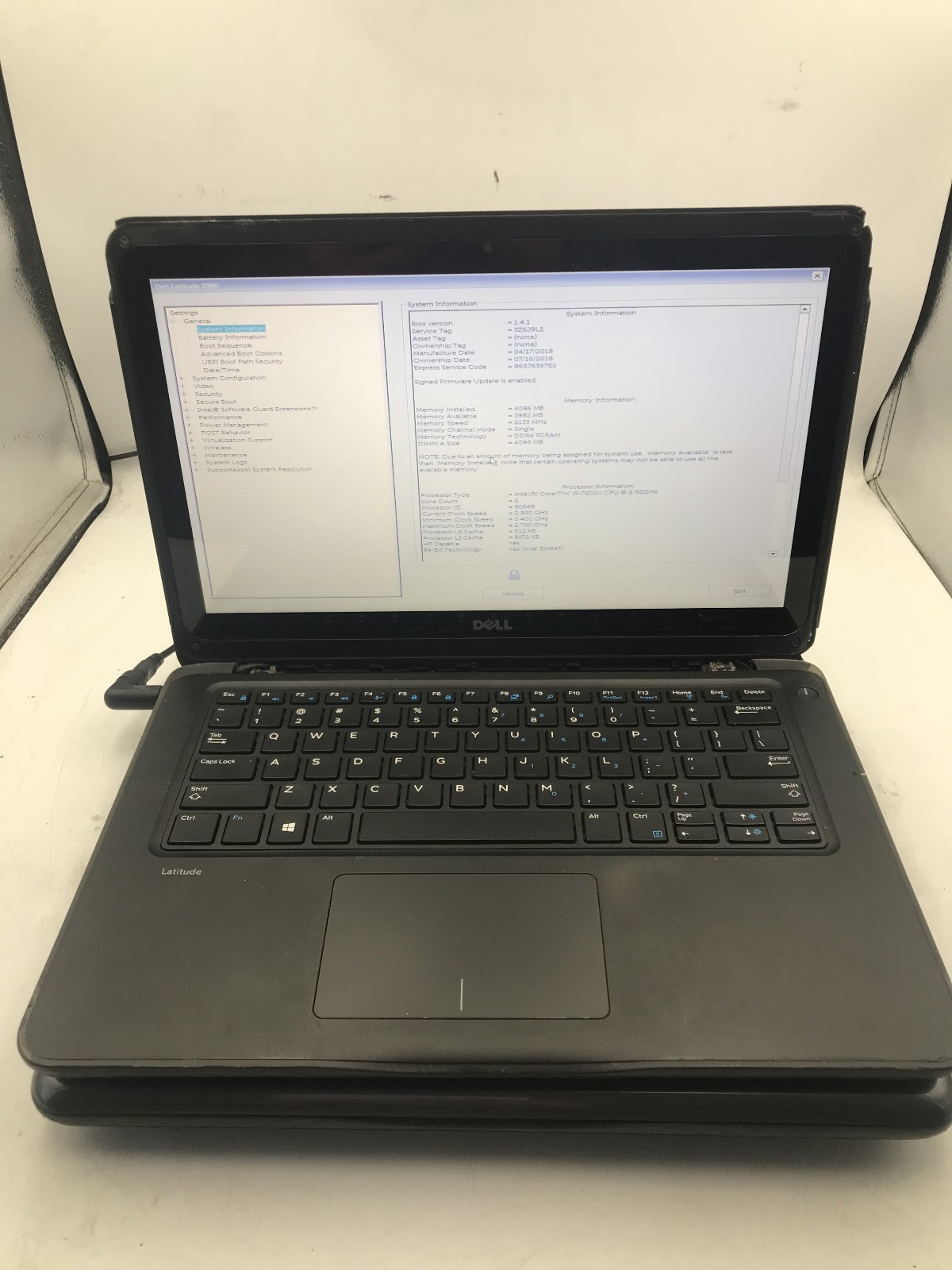 DELL LATITUDE 3380 – LOT OF 2 – BIOS LOCKED – INTEL I5 7TH GEN – NO RAM -READ-BB