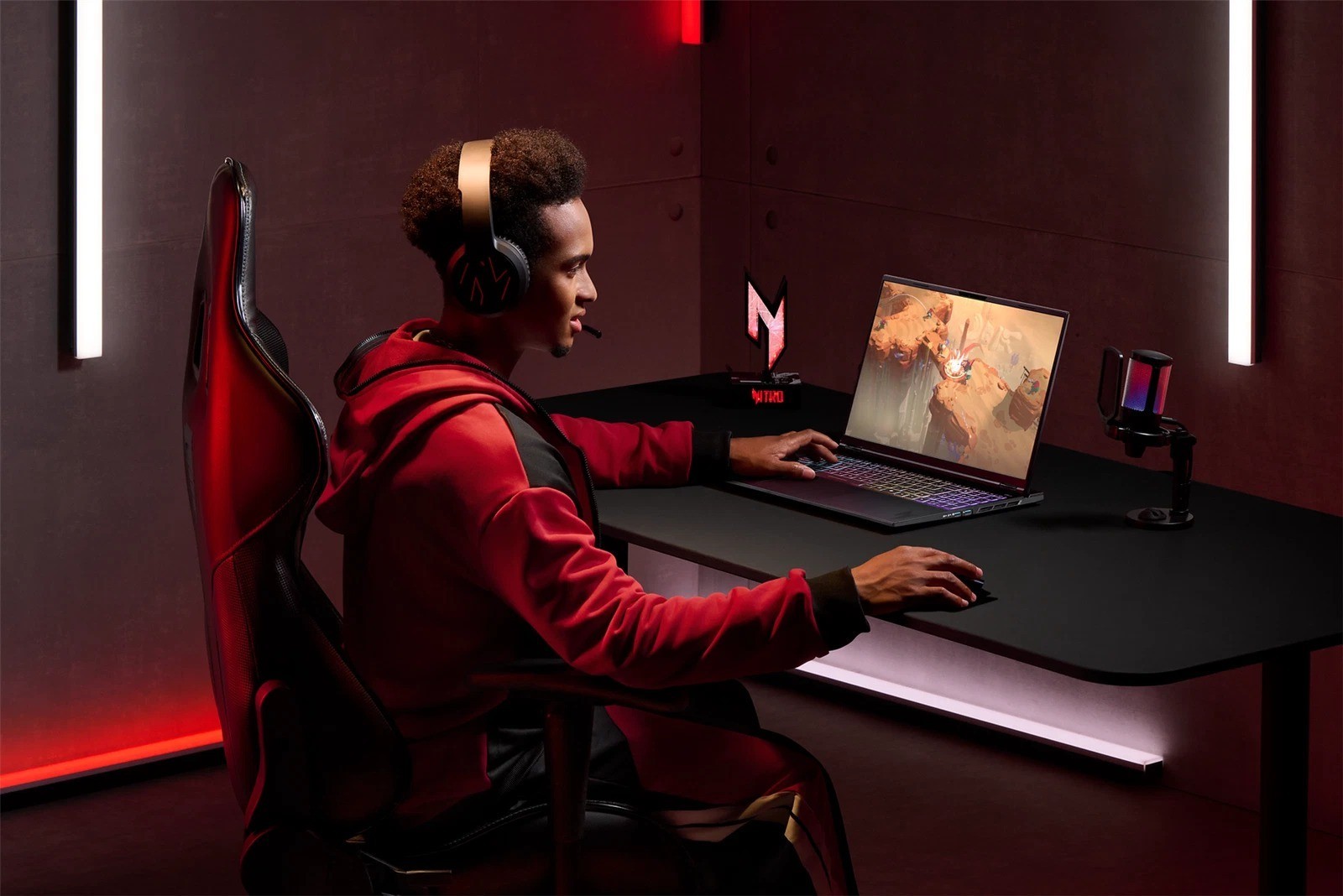 Acer Nitro Slim 16″ Gaming Laptop RTX 5070 TI Ryzen AI 7 350 16GB RAM 512GB SSD