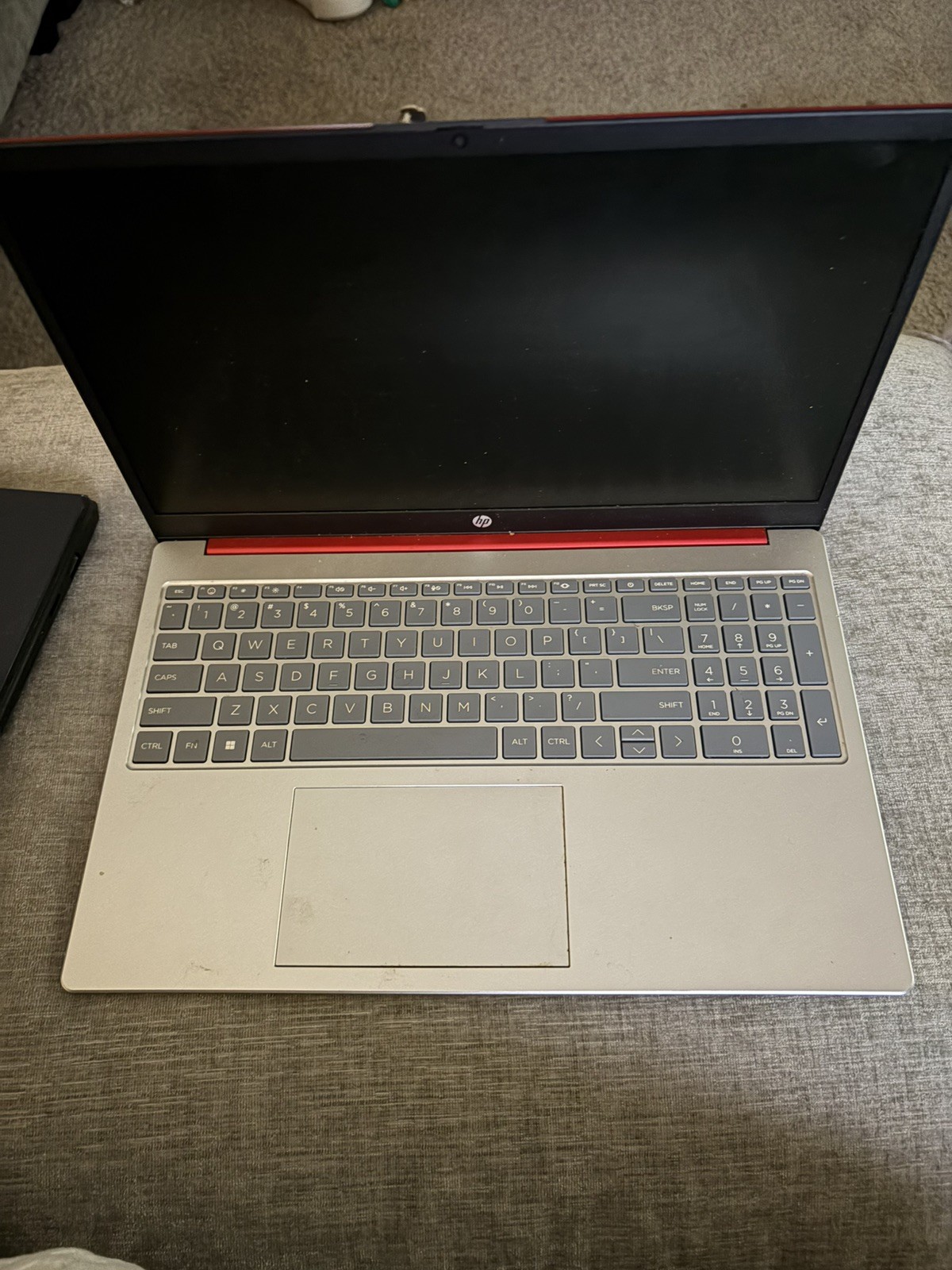 HP Laptop 15.6 Red, Quad-Core Intel N200