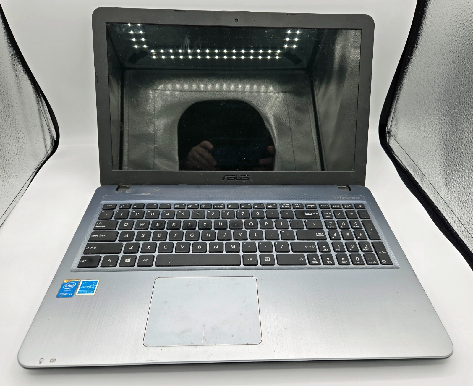 ASUS X540L Laptop, Intel Core i3-5020U CPU 2.20GHz, 8 GB RAM, Win 10, 250 GB HD