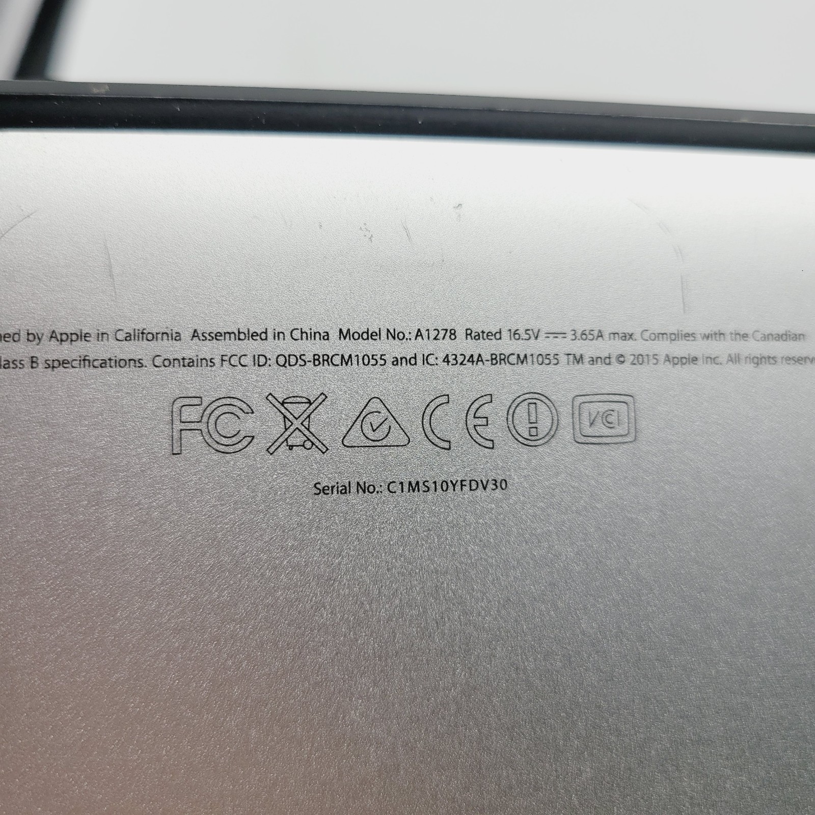 MacBook Pro A1278 Core i5-3210M 2.5GHz 4GB RAM No HDD 13″ FOR PARTS
