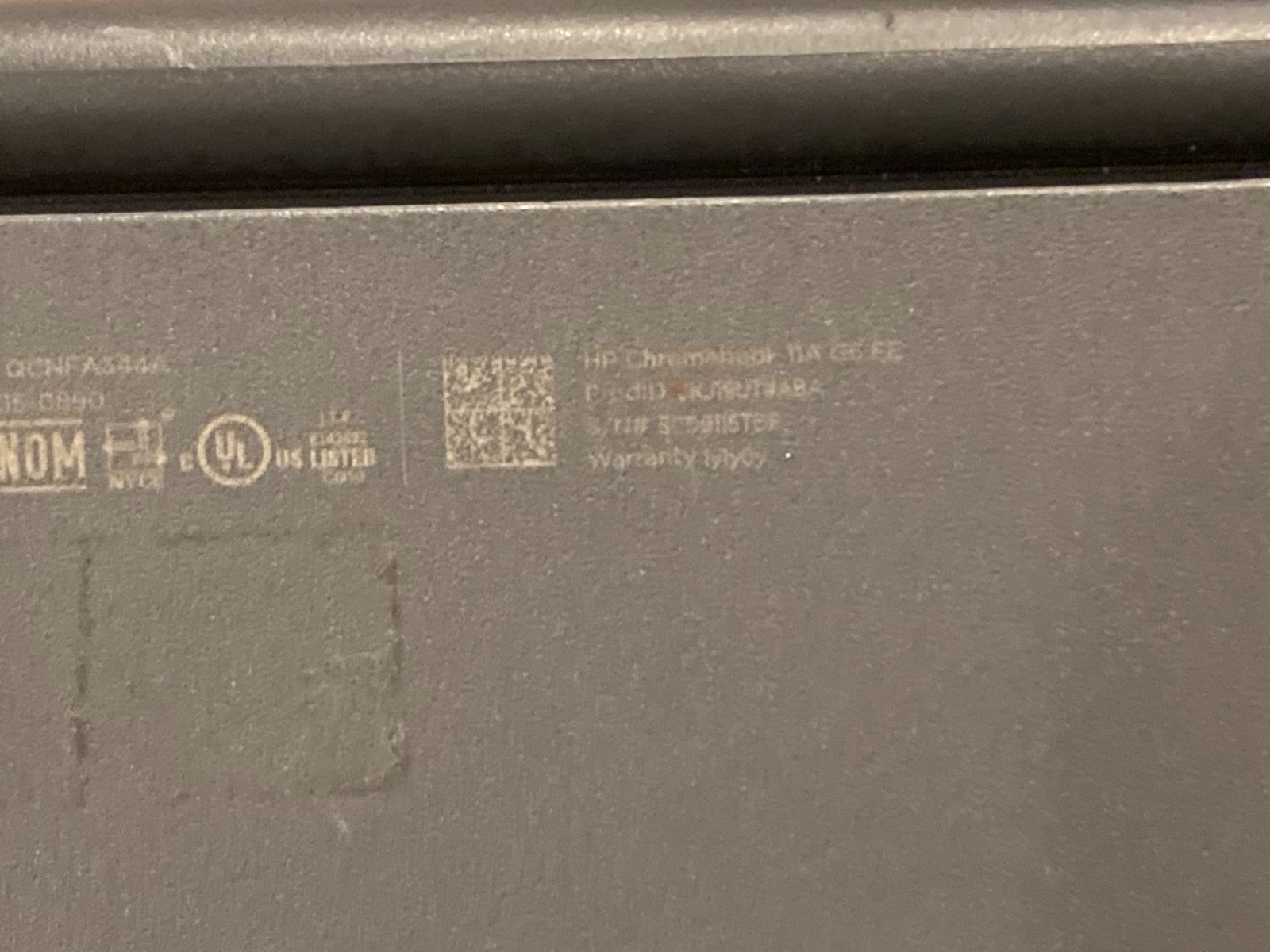 HP Chromebook 11 G6 EE Gray TPN Q220