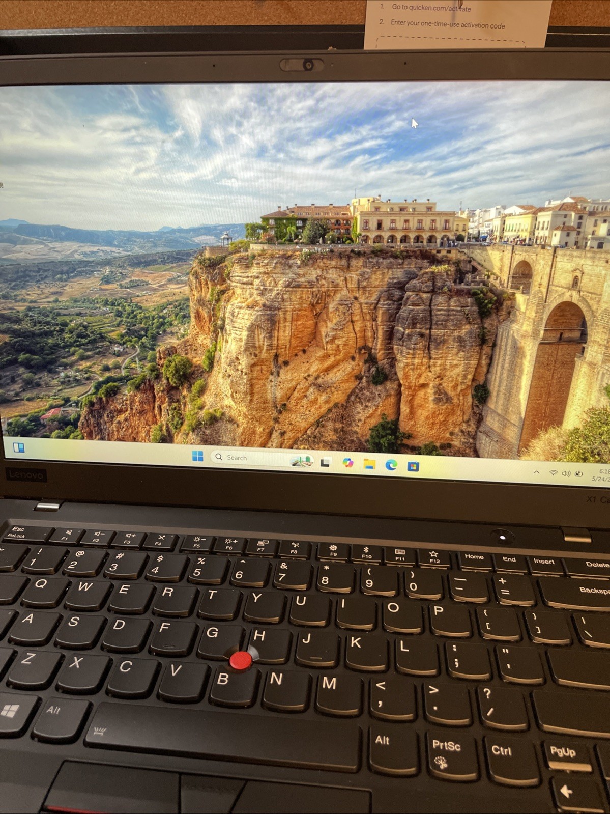 Lenovo ThinkPad X1 Carbon 6th Gen 14″ i5-8350U 8GB DDR3 256GB SSD Windows 11