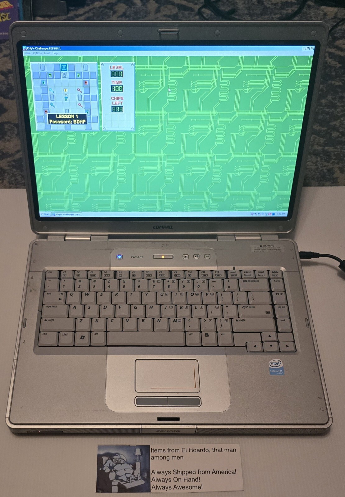 Compaq Presario C500 Intel Celeron M 520 1.60 GHz 512MB RAM 80GB HDD Win XP Fun!