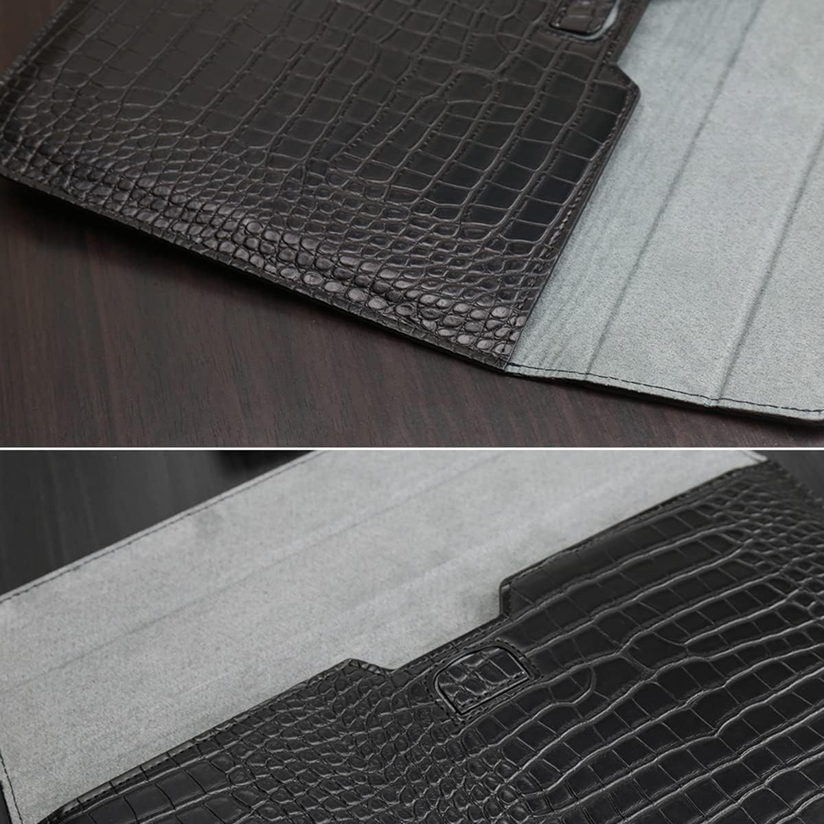 Flap Style Laptop Sleeve Case in PU Leather for MacBook Air 13.6 Neo A3404