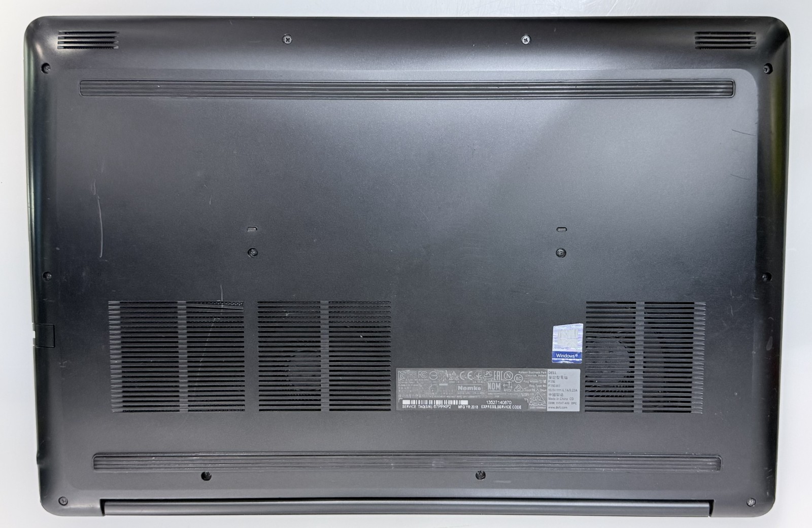 Dell G3 17 3779 FHD i5 8300H 2.30GHz 16Gb Ram 500 GB SSD GTX 1050 Win11 Pro