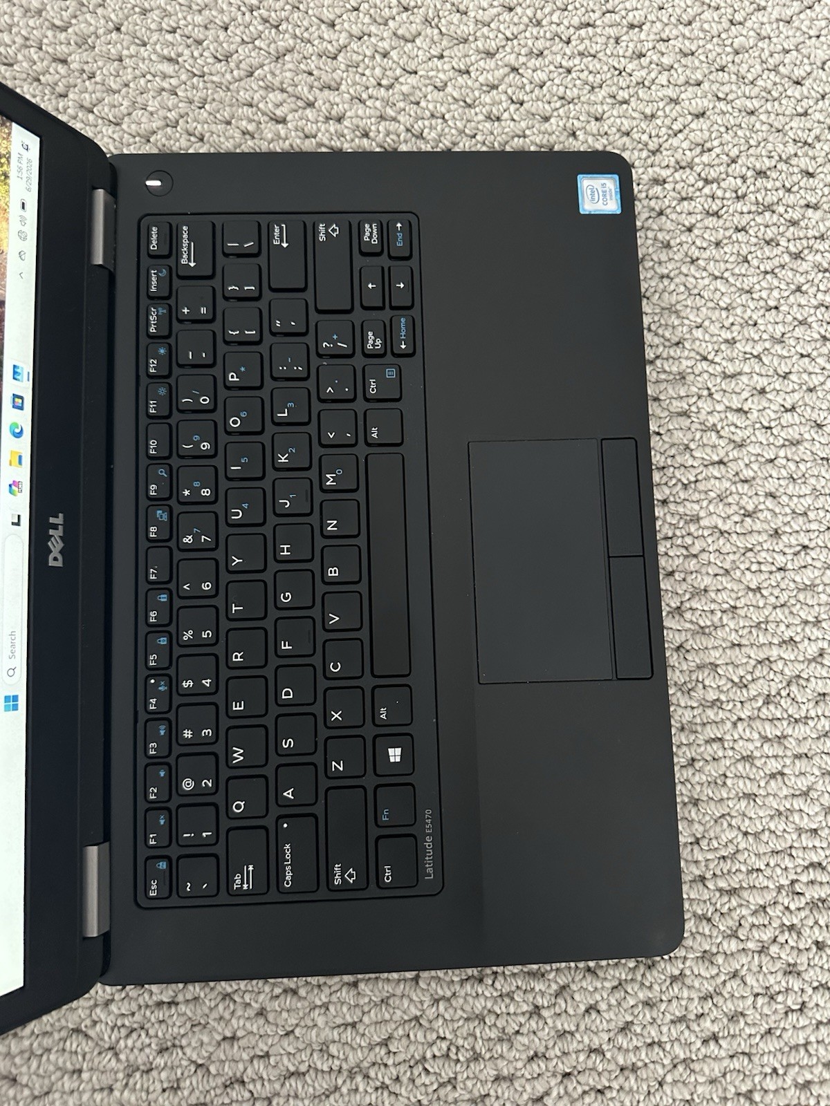 Dell Latitude E5470 14″ 256GB,Intel Core i5 6th Gen 2.40 GHz 8GB Black Windows11
