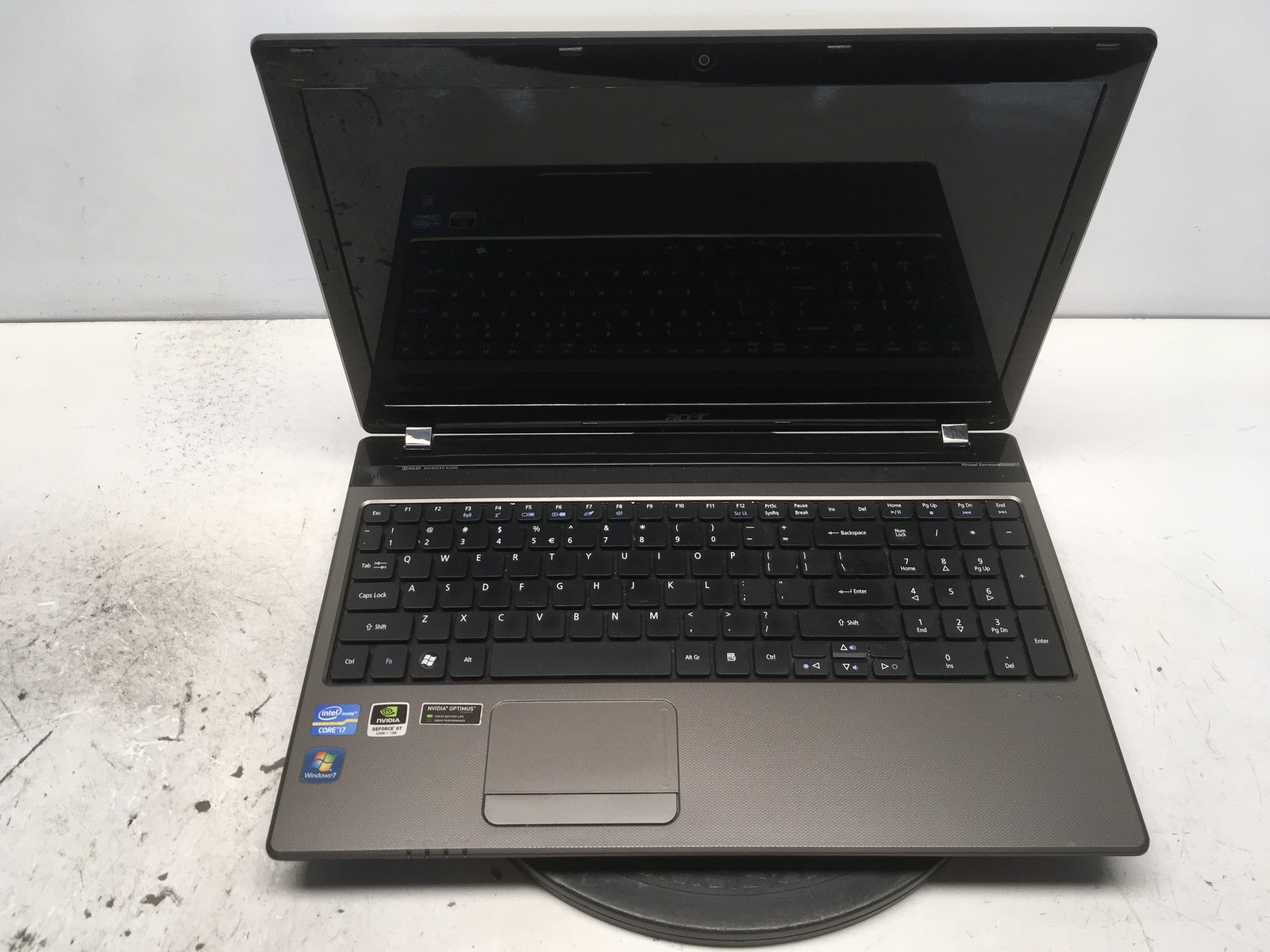 Acer Aspire 5750G Intel i7-2670QM 2.2GHz 8 GB NO HDD No Batt