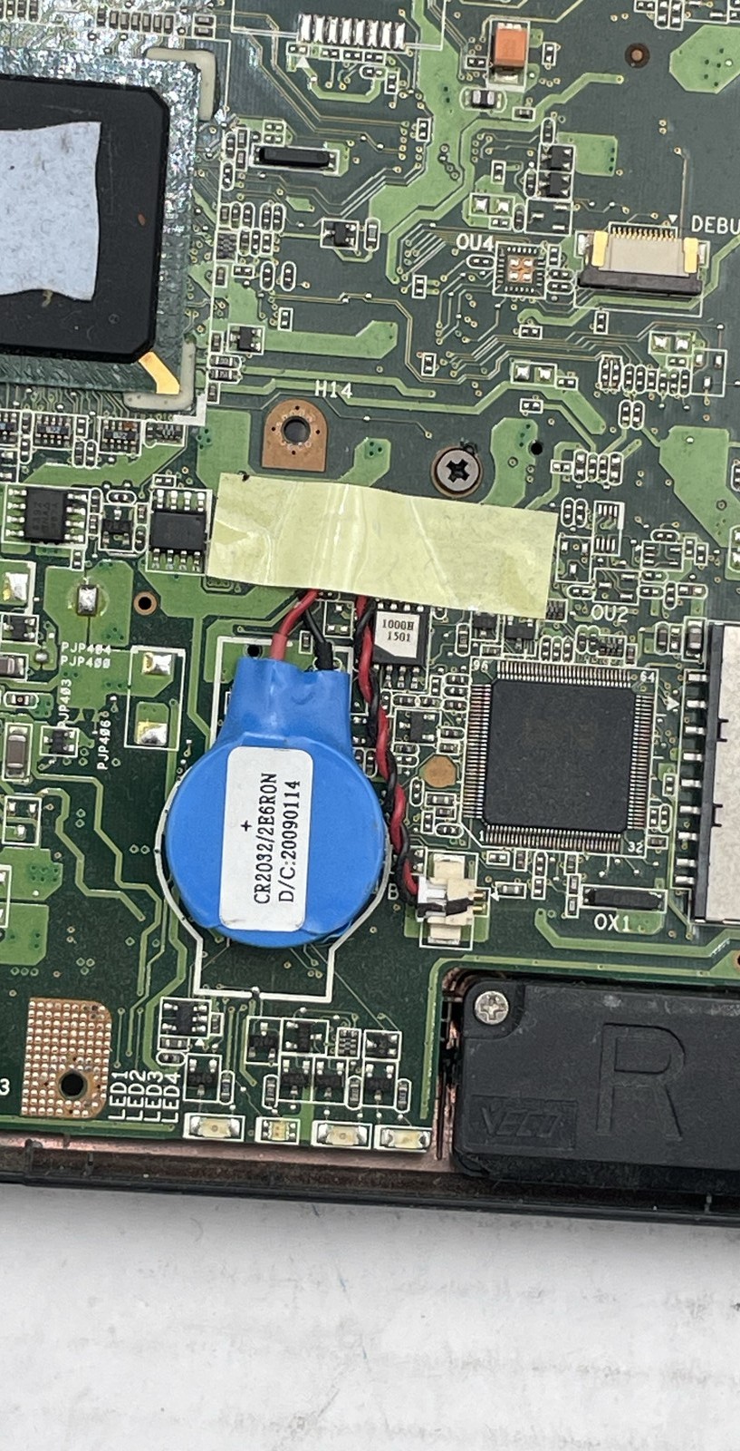 Asus Eee PC 1000HA Netbook Black For Parts or Repair Disassembled