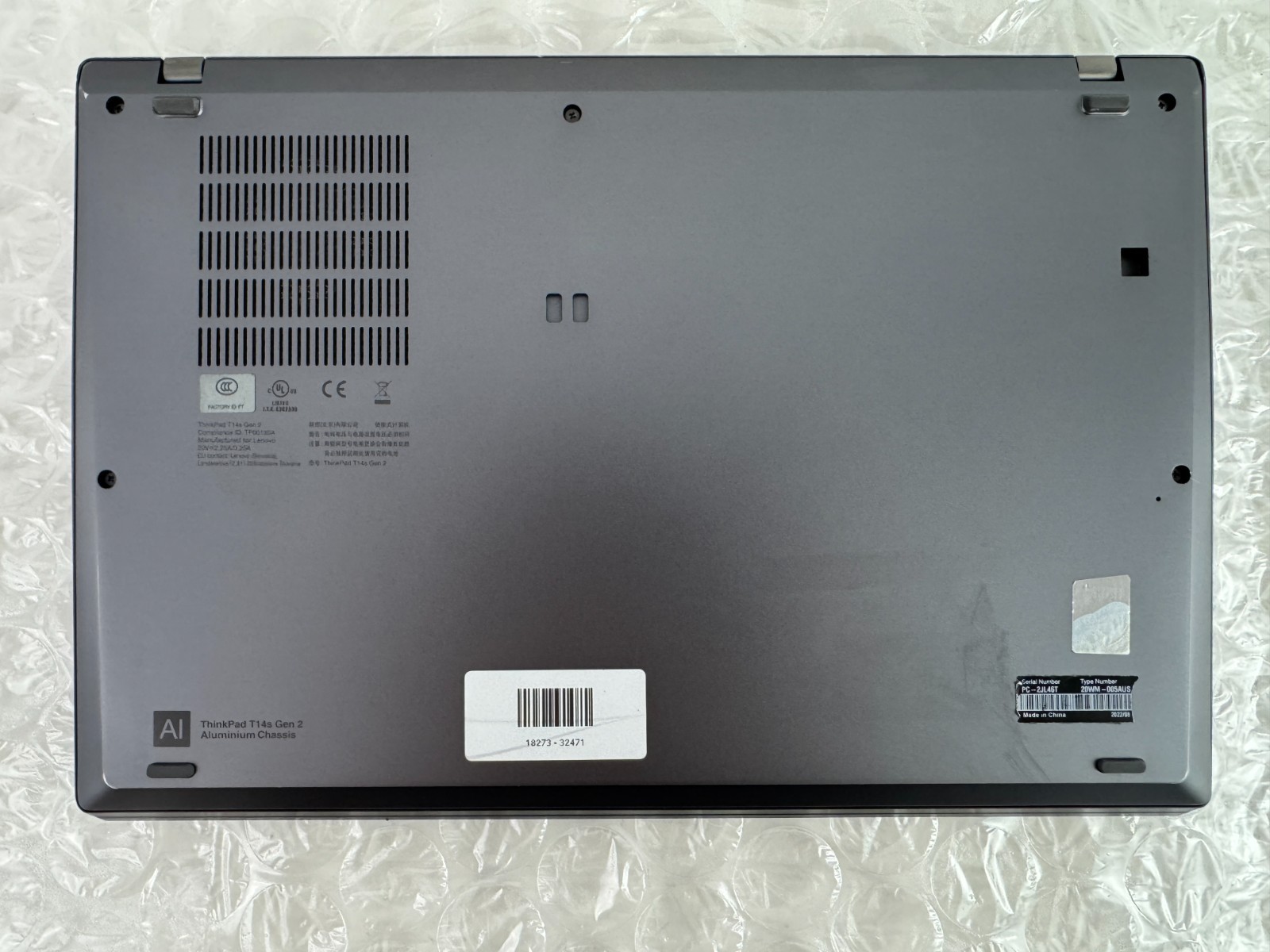 Lenovo ThinkPad T14s Gen 2 i7-1185G7 16GB 256GB SSD 14″ FHD Win 11 Pro