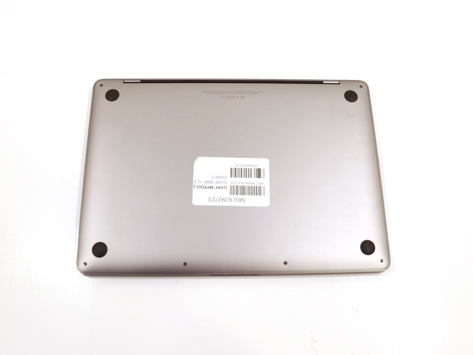 MacBook Pro a1708 i5-7360U 8GB 128GB NVME – INTERMITTENT KEYBOARD/BAD BATTERY