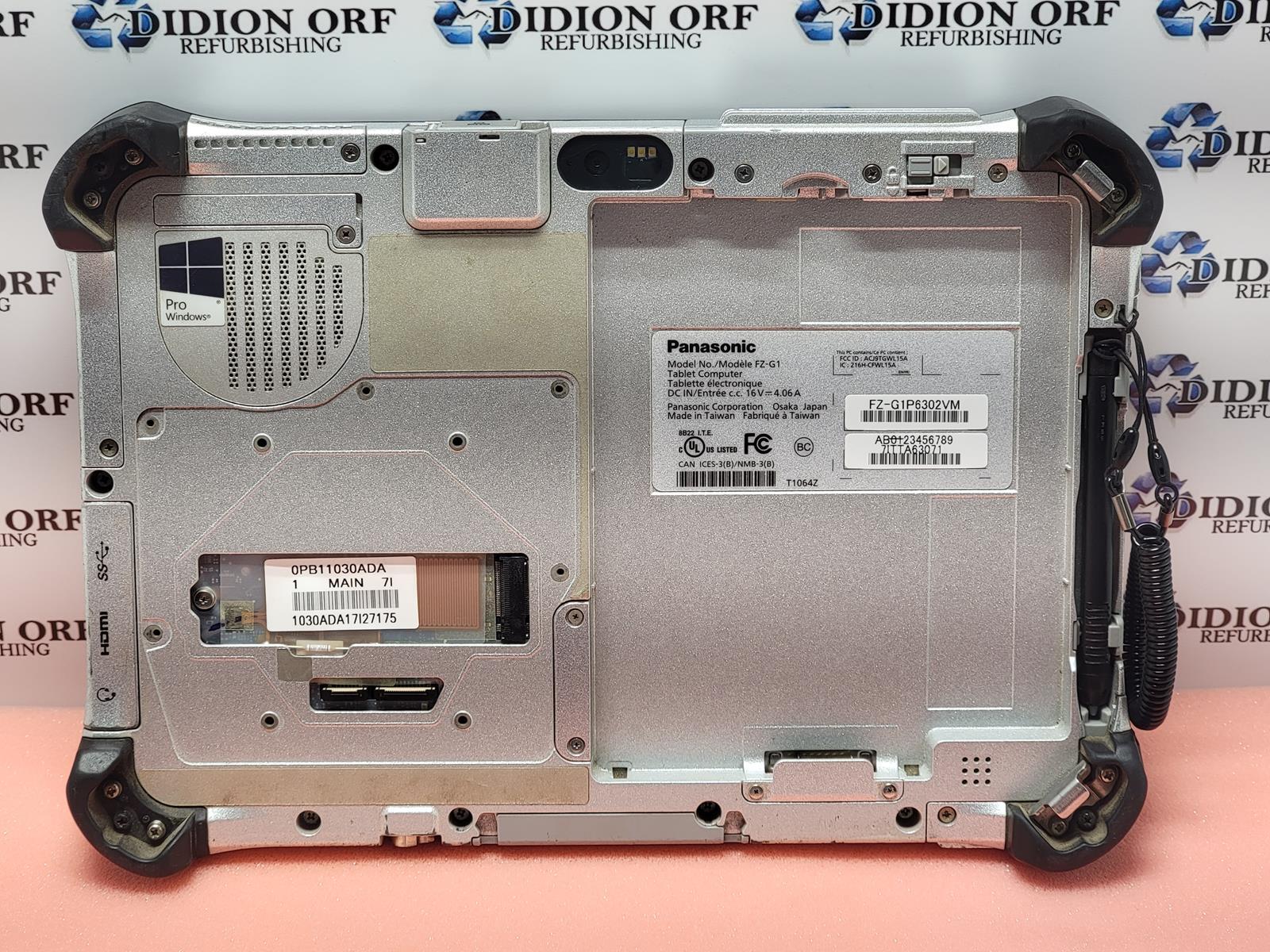 PANASONIC FZG1 i5 6300U 2.40GHz 8 GB RAM NO HDD/SSD NO OS SKU 15578