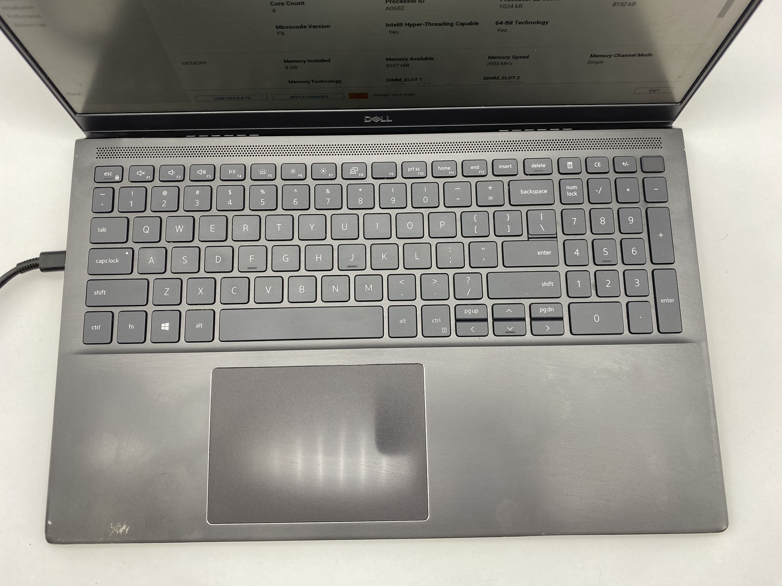 Dell Vostro 7500 Laptop Intel Core i5 10300H 2.5GHz 8GB RAM – No HDD