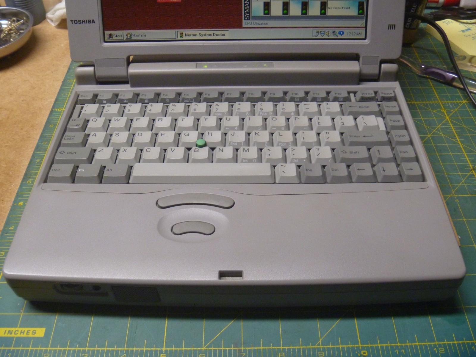 Toshiba Satellite Pro 425CDT, working W95, CD, Floppy, Cords, Case, MSworks