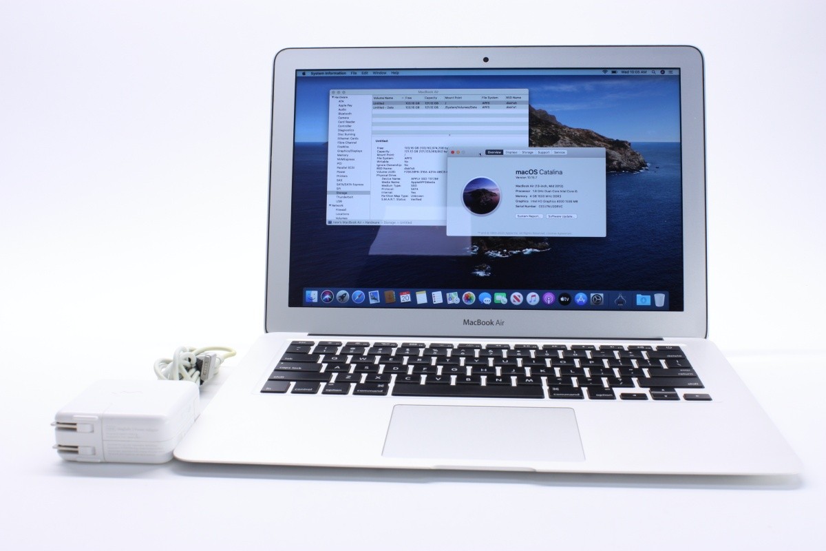 Apple MacBook Air 13″ Laptop A1466 Mid-2012 i5-3427U 1.8GHz 4GB RAM 128GB SSD…