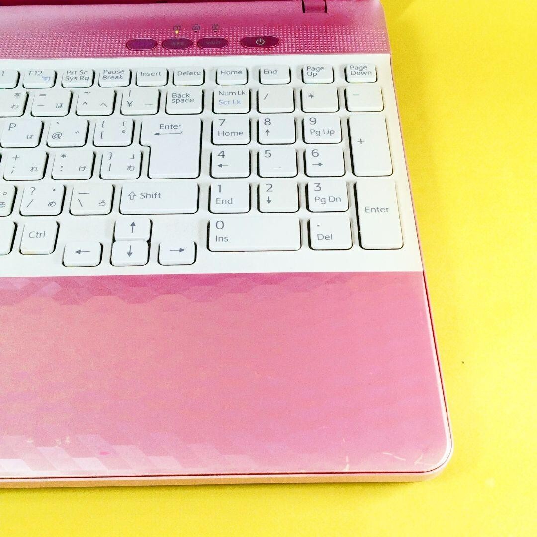 Sony VAIO Pink Laptop Windows 10 Core i3 4GB 128GB SSD Wi-Fi DVD Test Used