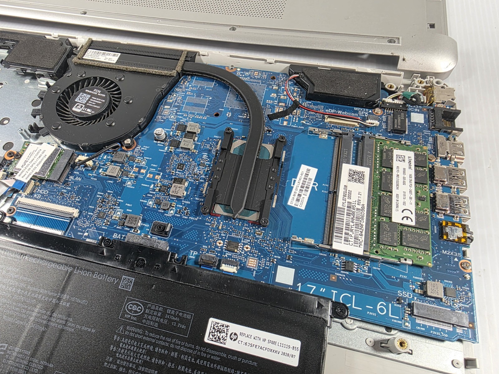 HP 17-by3053cl Core I5 16GB RAM *READ