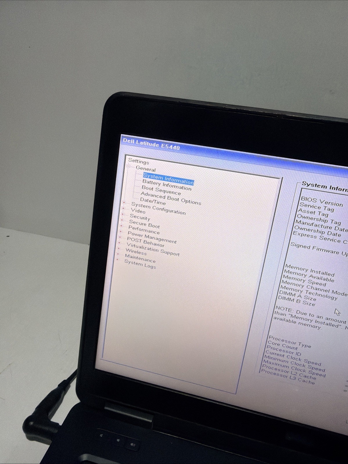 Dell Latitude E5440 14″ Laptop i5-4310U 4gb Ram No Drives Boots Bios No P/S