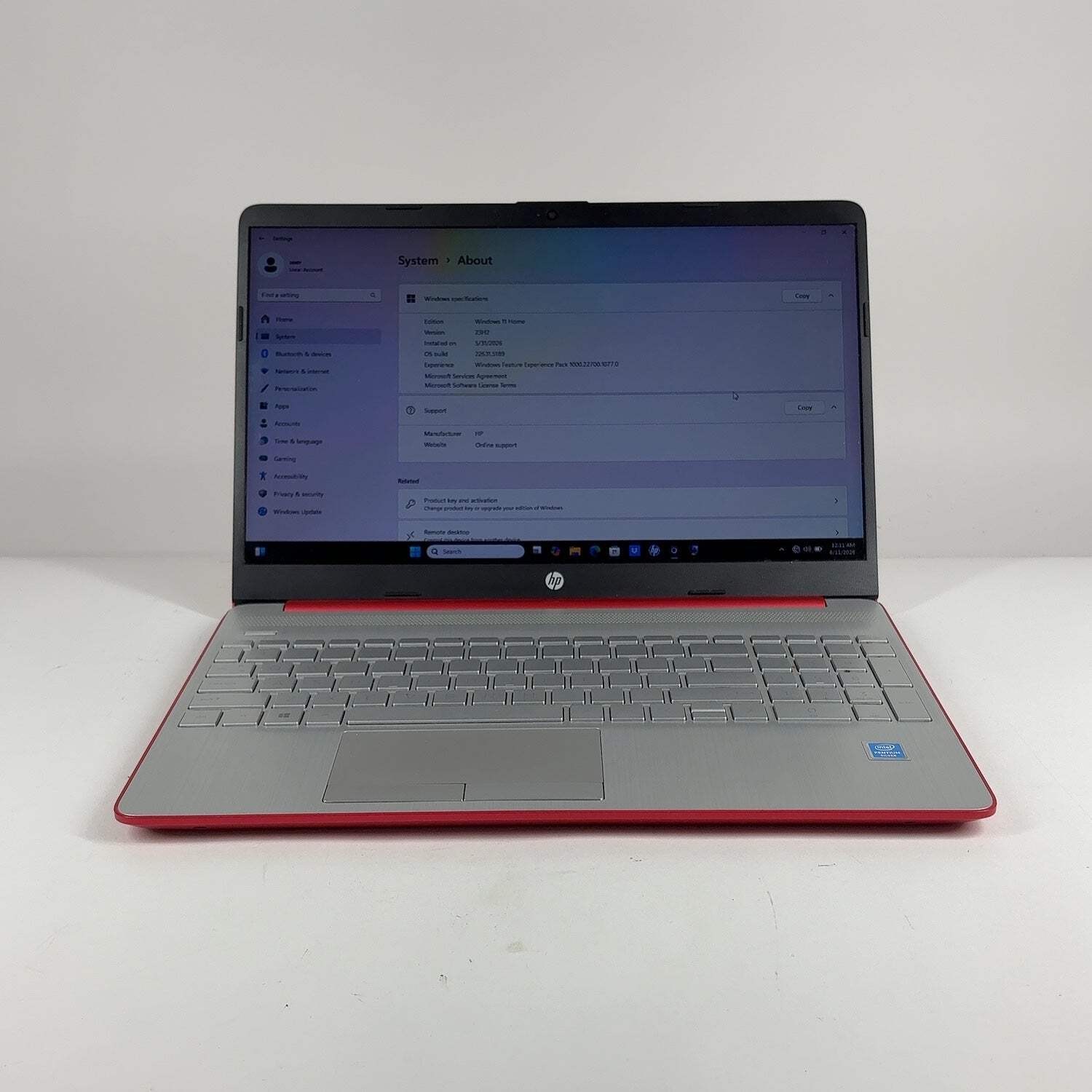 HP Laptop B6L5NTN9 15.6″ Pentium N4200 1.1GHz 4GB RAM 128GB SSD