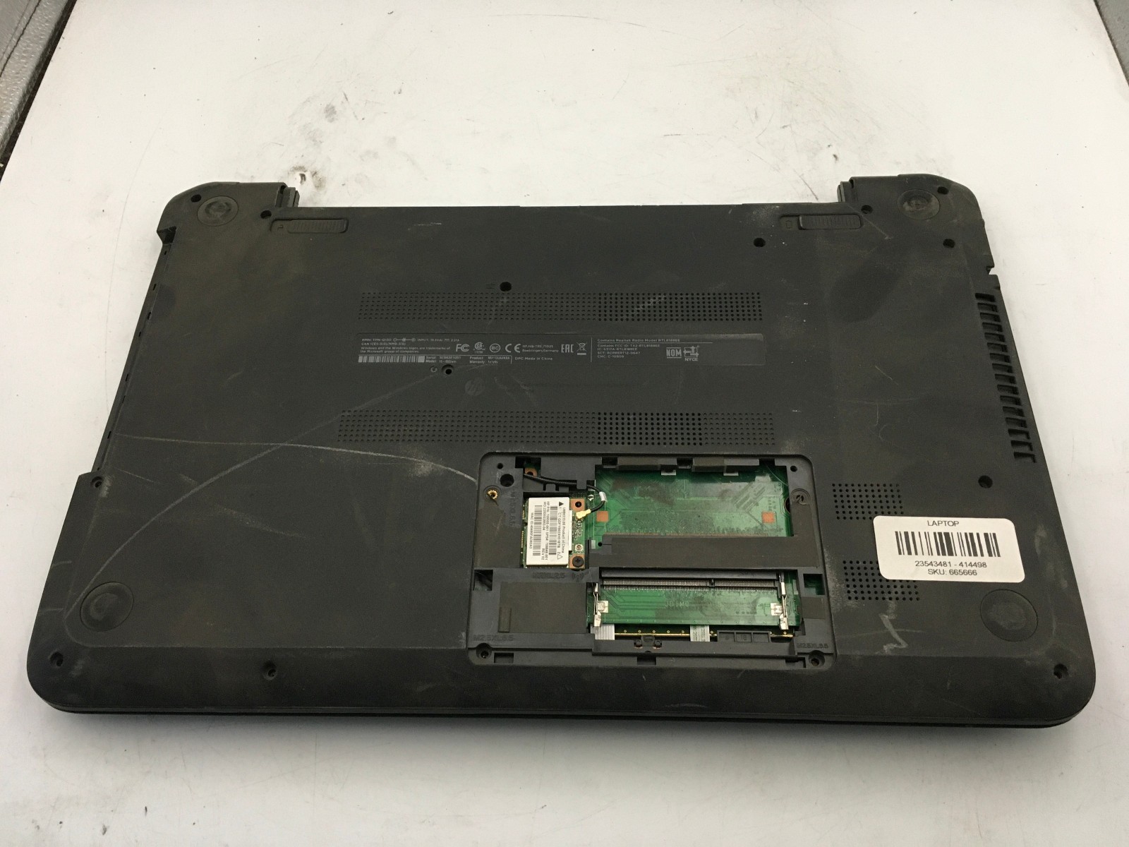 HP 15 F222WM – FOR PARTS/REPAIR – INTEL PENTIUM – NO RAM – NO OS – READ DESC -BB