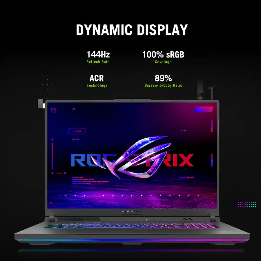 ASUS ROG Strix G18 18” FHD+ 16:10 Gaming Laptop AMD Ryzen 9 8940HX 64GB RTX 5050