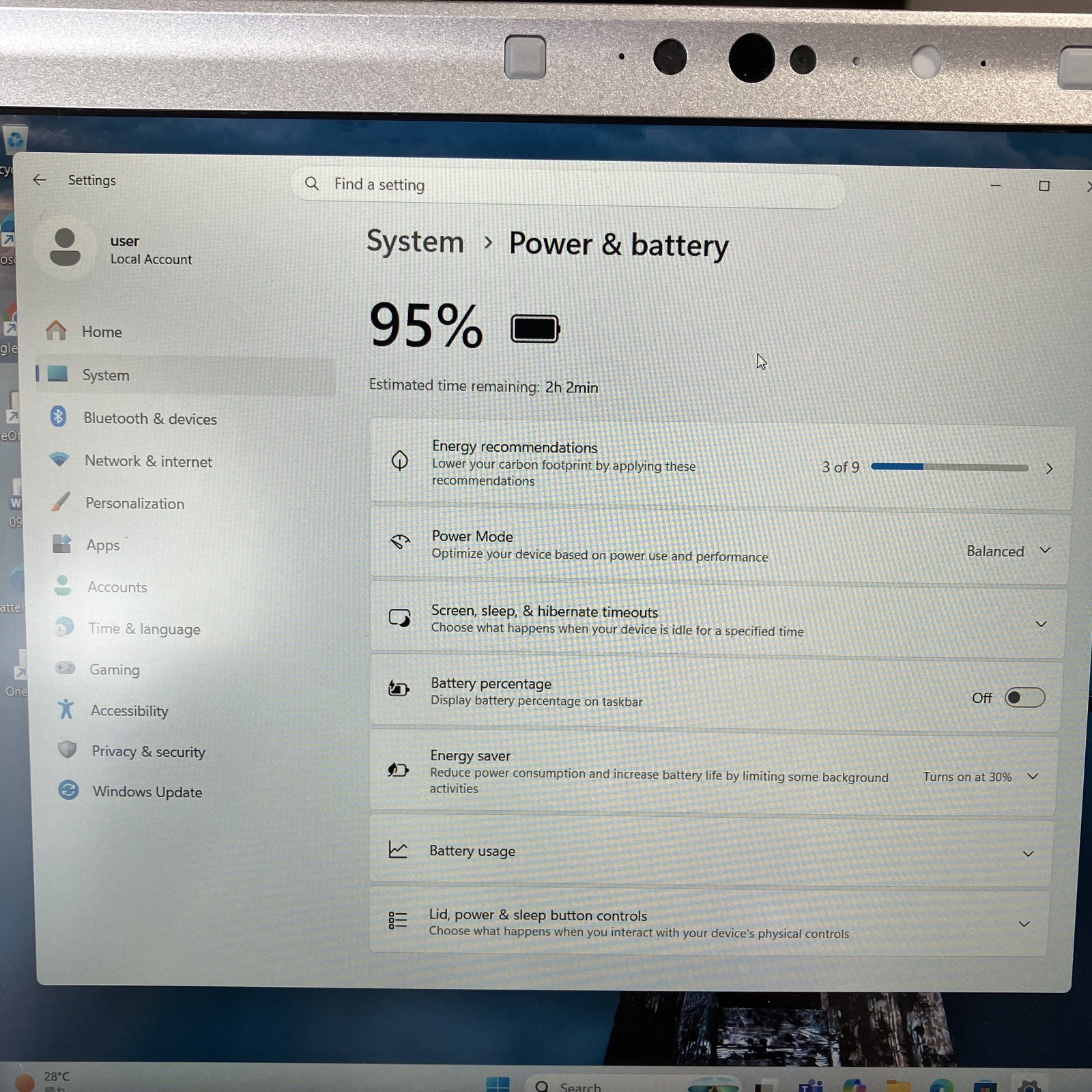 Panasonic Let’s note CF-SV1 Core i5-1145G7 RAM 16GB SSD 256GB WUXGA w/ AC
