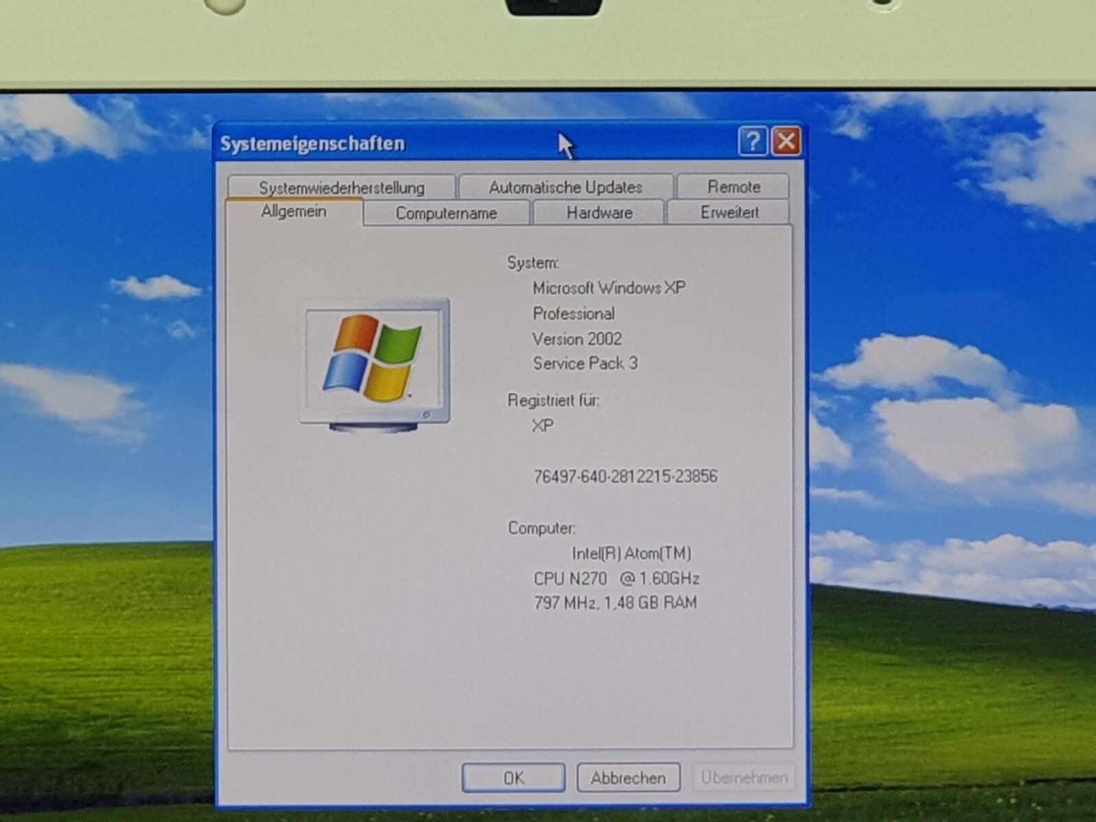 Acer Aspire ONE Mini Notebook Windows XP 160GB 1.5GB Laptop WEBCAM VGA 8.9″