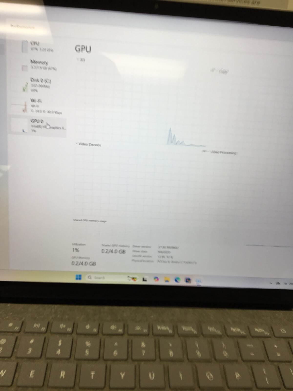 Microsoft Surface laptop13.5” 256 GB Core i5 7th Gen 2.60GHz 8GB RAM WIN 11 PRO