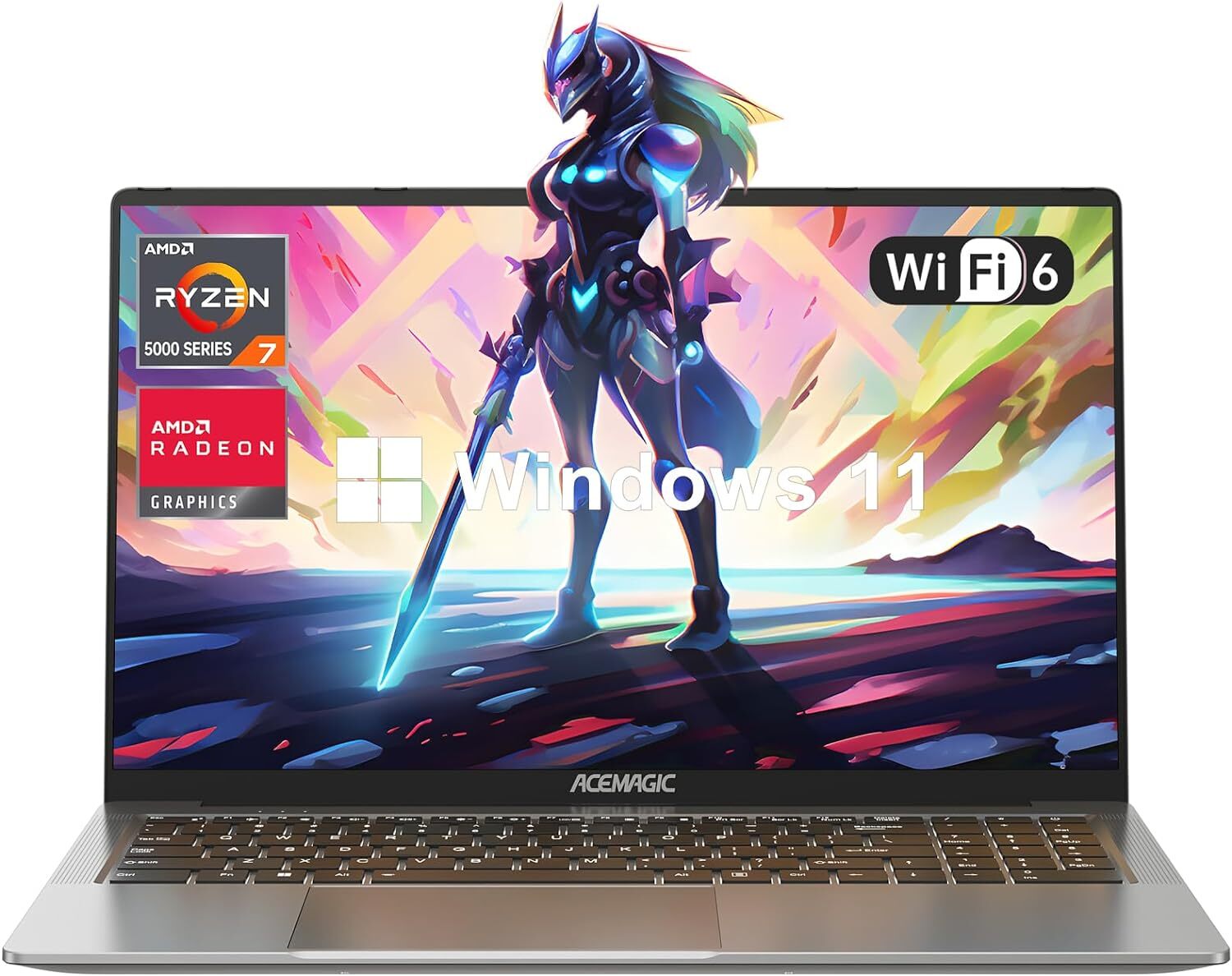 ACEMAGIC 16.1″ FHD Laptop AMD Ryzen 7 5700U 16GB DDR4 RAM 512GB SSD 5G/2.4G WIFI