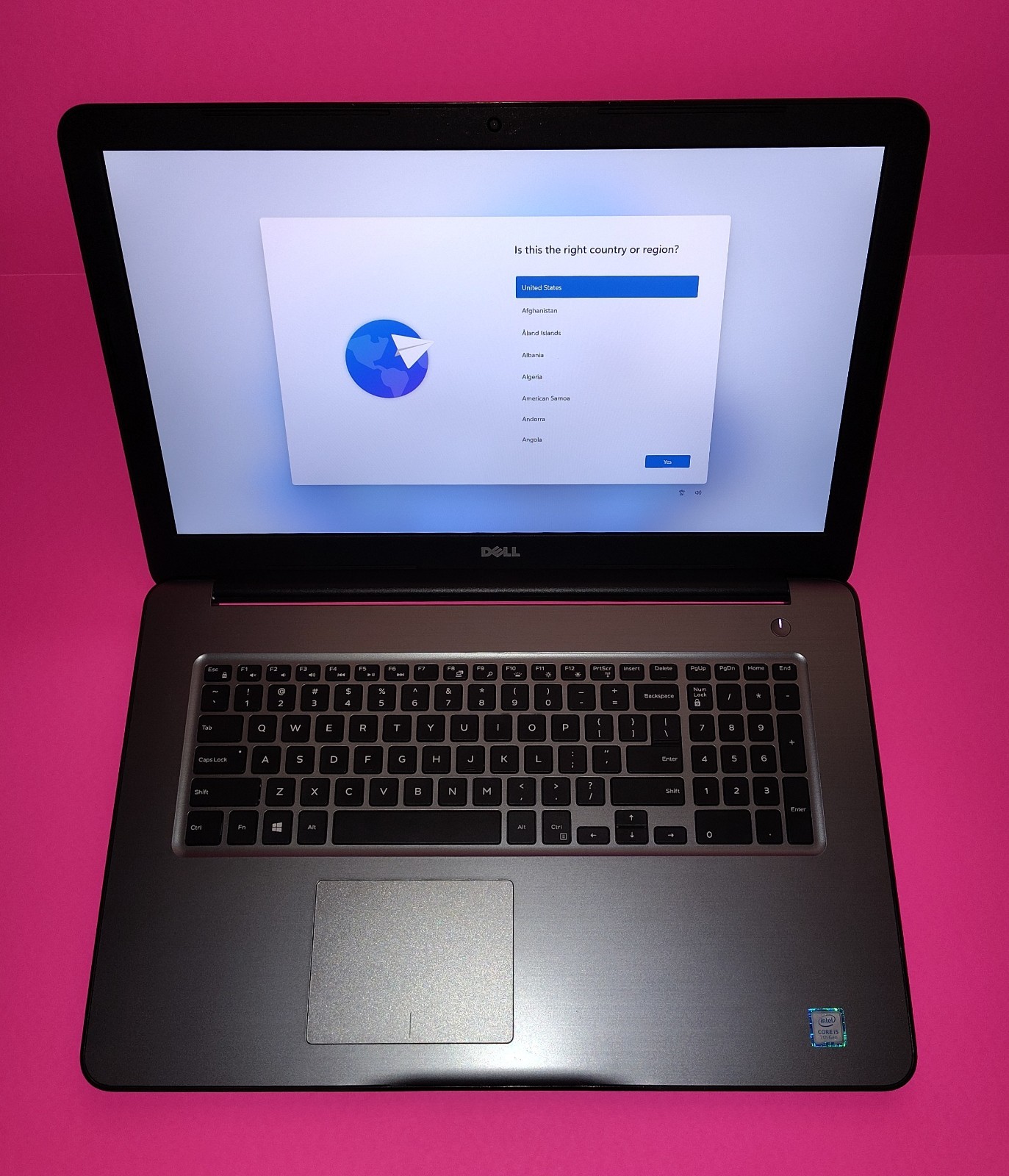 DELL 17.3″ FHD Laptop DVD-RW 500GB SSD 8GB RAM Intel i5-7200U New Battery Win 11
