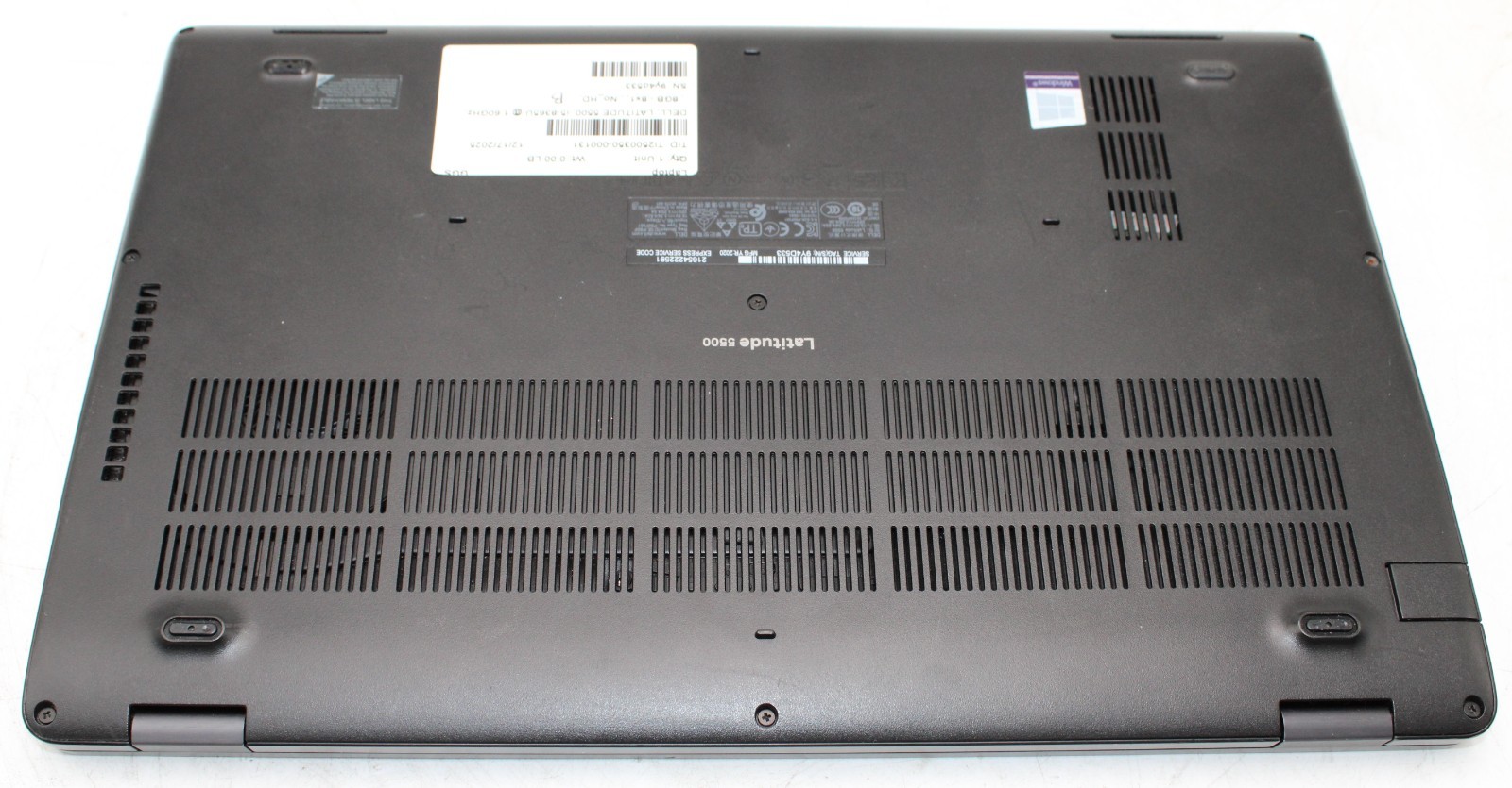 15.6″ Dell LATITUDE 5500 Laptop i5-8365U @ 1.60GHz 8GB RAM 256GB SSD 11P *RF PB