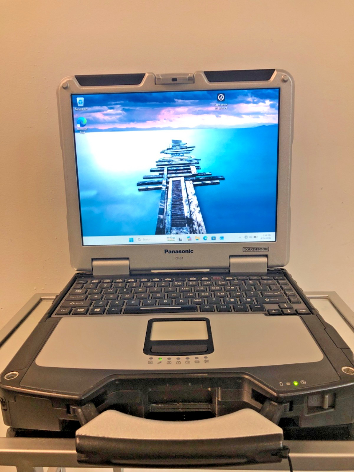 Panasonic toughbook TOUCH CF-31 MK4 Core i5 2.7ghz 8GB 256GB SSD Backlit TWin11